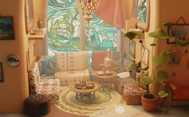 Cozy Tea Corner in the game Adventurers' Advocate